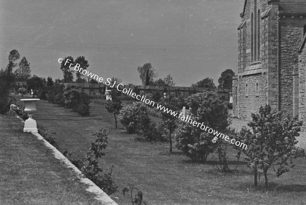 GARDENS AROUND THE CHURCH FROM SOUTH SIDE